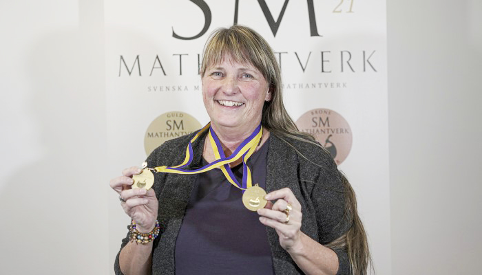 Lotta Persson, som driver Lotta-Boden i Loos, tog medalj för 18 året i rad.